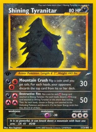 Carta Shining Tyranitar