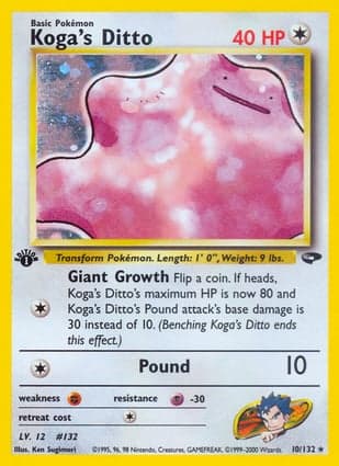 Carta Ditto do Koga