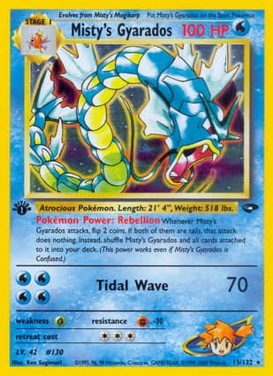 Carta Gyarados da Misty
