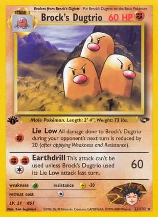 Carta Dugtrio do Brock