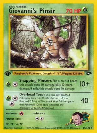 Carta Pinsir do Giovanni