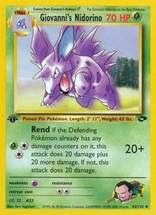 Carta Nidorino do Giovanni