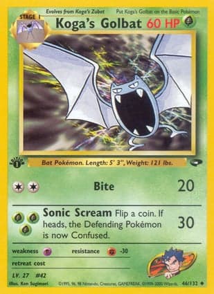 Carta Golbat do Koga