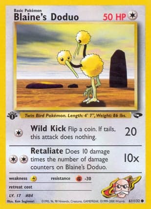 Carta Doduo do Blaine