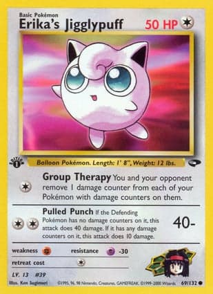 Carta Jigglypuff da Erika