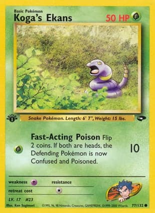Carta Ekans do Koga