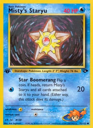 Carta Staryu da Misty