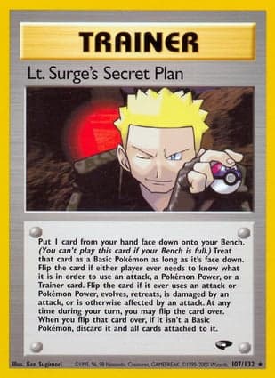 Carta Lt. Surges Secret Plan