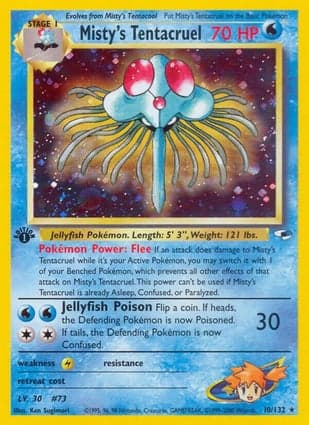 Carta Tentacruel da Misty