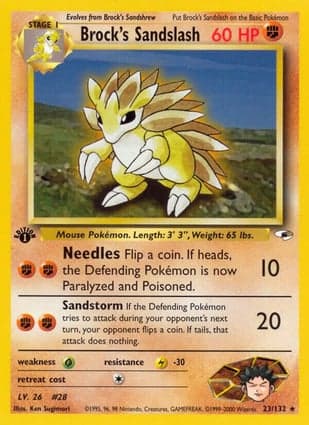 Carta Brock's Sandslash
