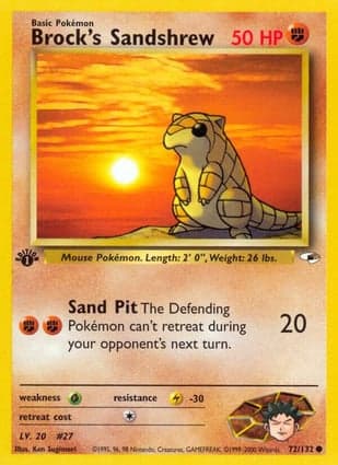 Carta Brock's Sandshrew