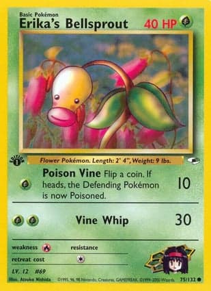 Carta Bellsprout da Érica