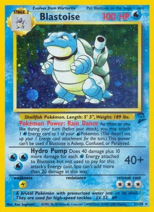 Carta Blastoise