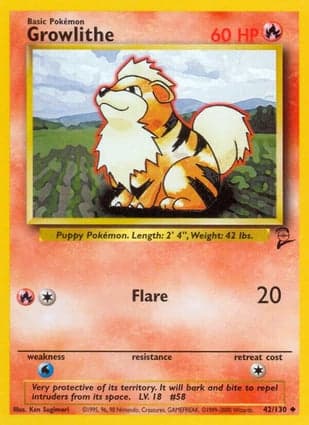 Carta Growlithe