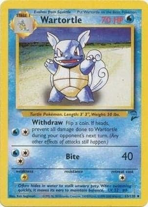 Carta Wartortle