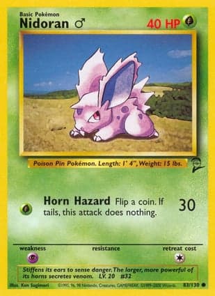 Carta Nidoran Macho