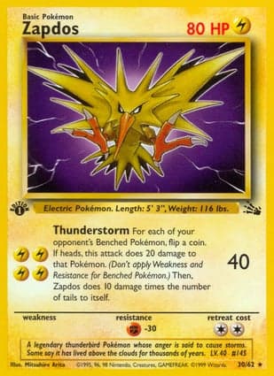 Carta Zapdos