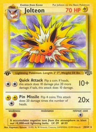 Carta Jolteon