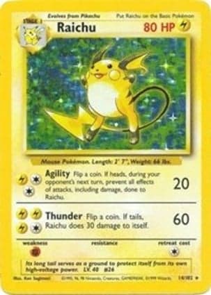 Carta Raichu