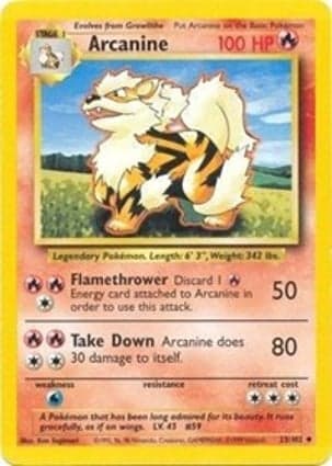 Carta Arcanine