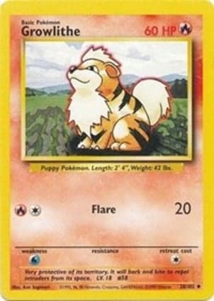 Carta Growlithe