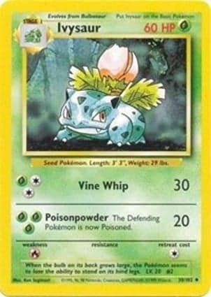 Carta Ivysaur