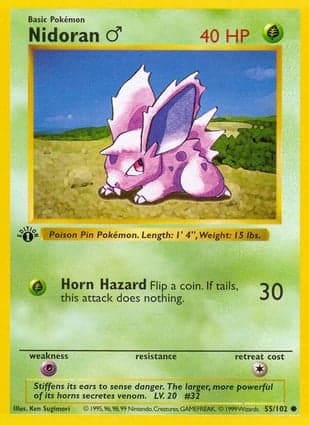 Carta Nidoran Macho