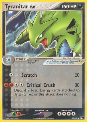 Carta Tyranitar ex