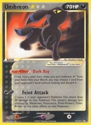 Carta Umbreon Star