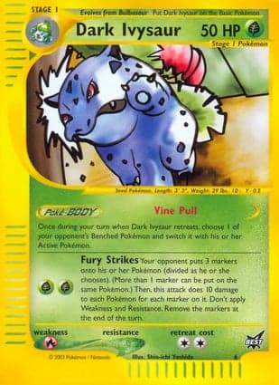 Carta Dark Ivysaur