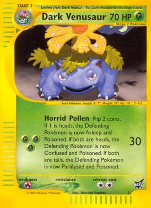 Carta Dark Venusaur