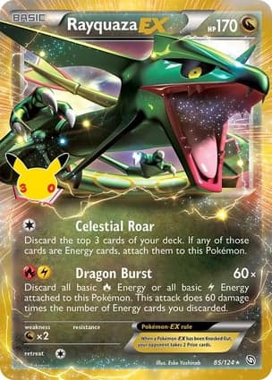 Carta Rayquaza EX