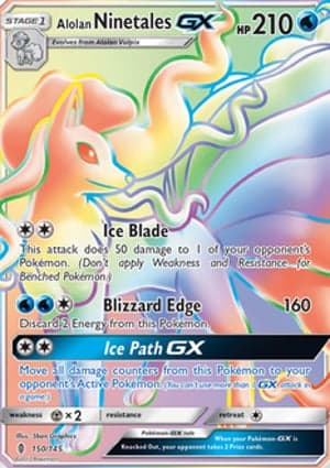 Carta Ninetales de Alola-GXAlolan Ninetales-GX