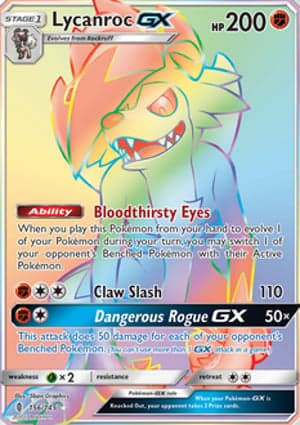 Carta Lycanroc-GX