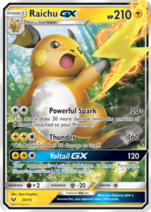 Carta Raichu-GX