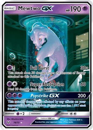 Carta Mewtwo-GX
