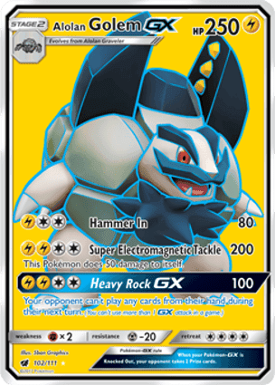 Carta Golem de Alola-GXAlolan Golem-GX